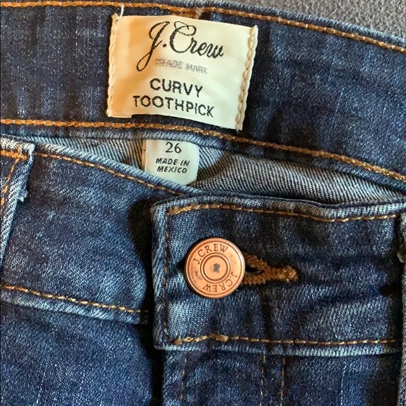 GUC J.Crew Curvy Toothpick size 26 - Picture 3 of 10